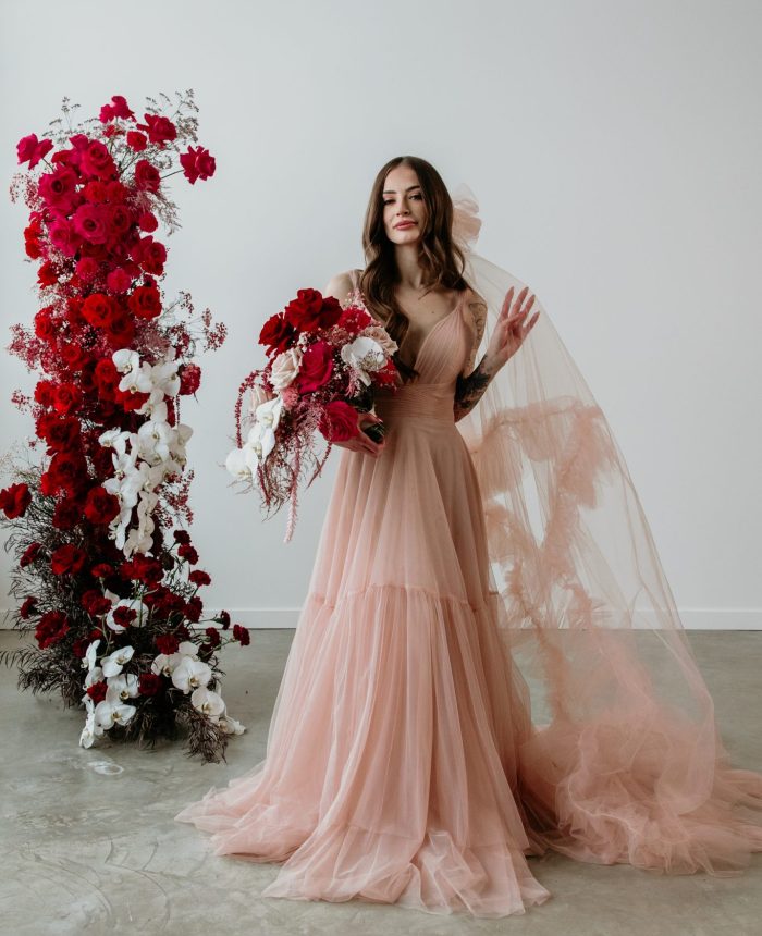 Bold and Blush Contemporary Wedding Design