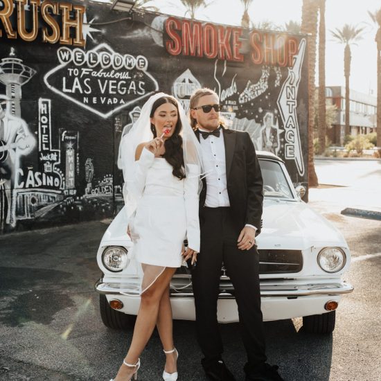 Vibey Viva Las Vegas Elopement