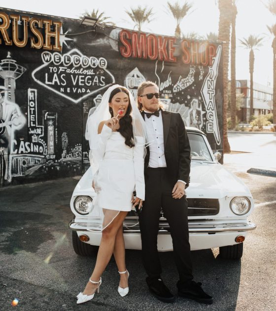Vibey Viva Las Vegas Elopement