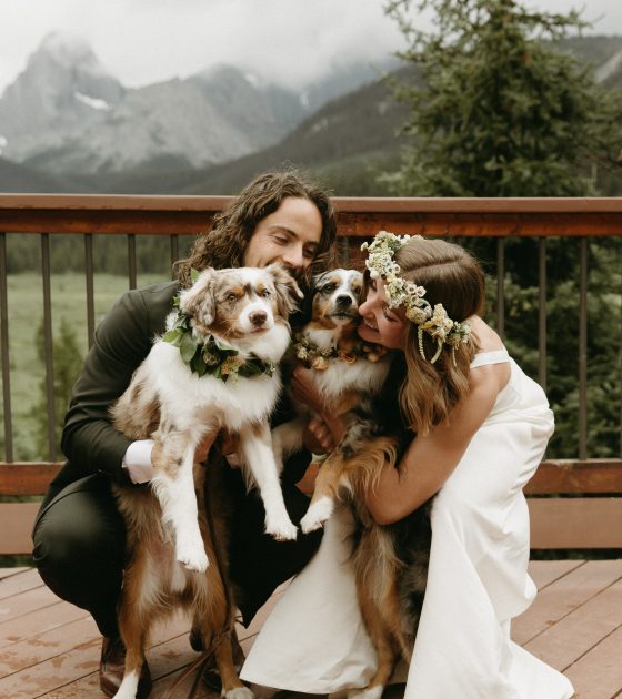 Cozy and Organic Lodge Wedding in Alberta