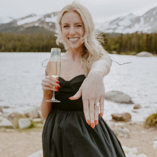A Picturesque Lakeside Proposal in Colorado