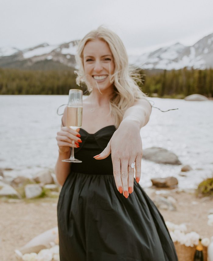 A Picturesque Lakeside Proposal in Colorado