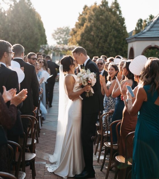 Pretty and Sophisticated Denver Garden Wedding