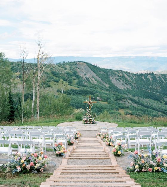 Summer Snowmass Wedding with Sweeping Mountain Views