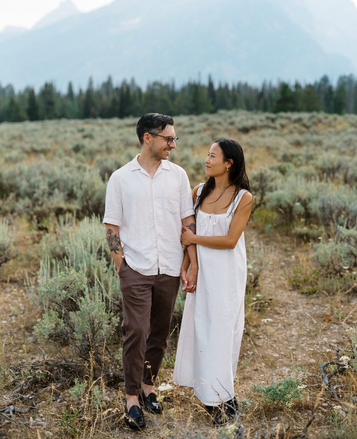 Intimate Moments Before “I Do” at Grand Teton National Park