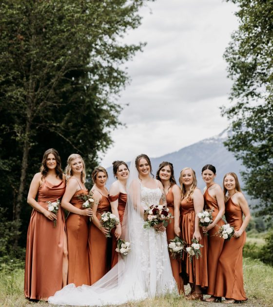 Romantic Rust-Tone Nuptials in British Columbia