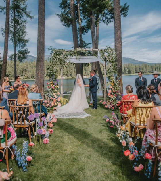 Beautiful Waterfront Wedding in Bigfork