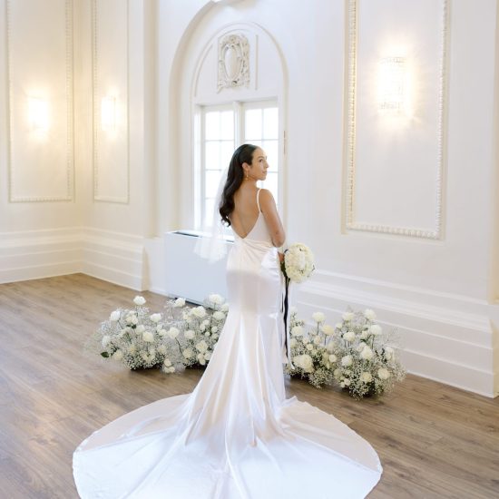 A Chic Black and White Affair in Salt Lake City