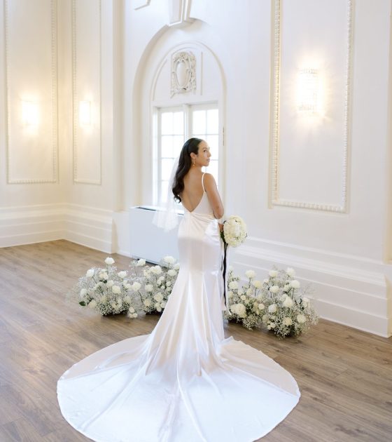 A Chic Black and White Affair in Salt Lake City