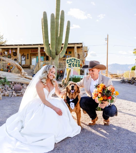 Nevada Wedding Filled with Bold Florals and Cowboy Charm