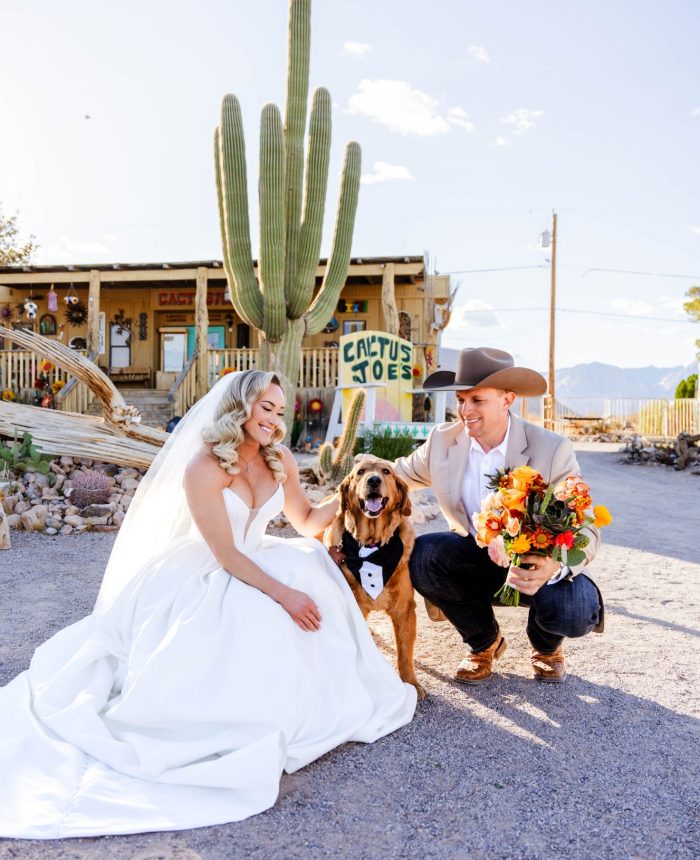 Nevada Wedding Filled with Bold Florals and Cowboy Charm