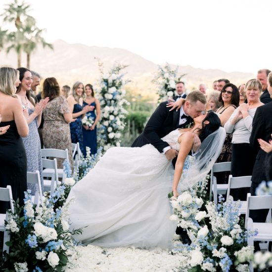 Polished Blue-Hued Perfection, A Scottsdale Wedding