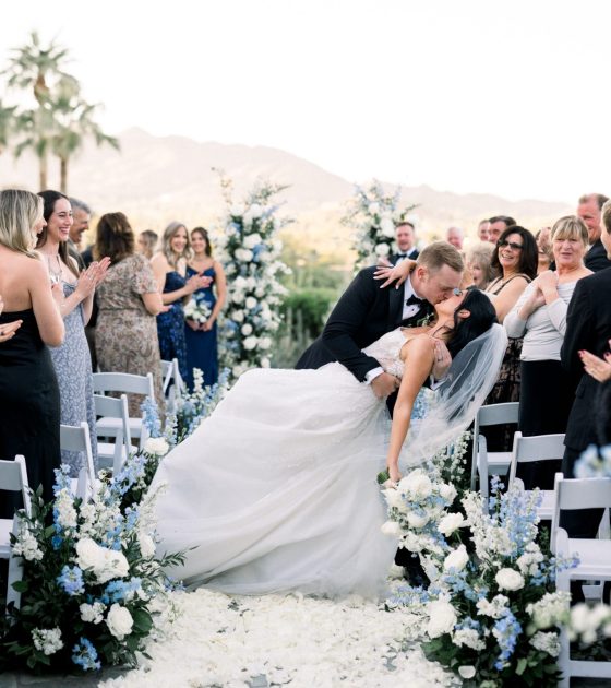 Polished Blue-Hued Perfection, A Scottsdale Wedding