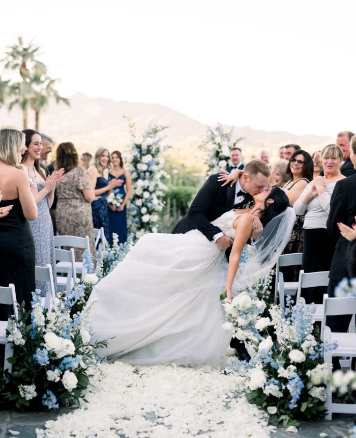Polished Blue-Hued Perfection, A Scottsdale Wedding