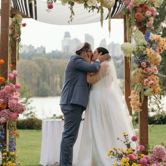 Color-Drenched Tented Nuptials in British Columbia