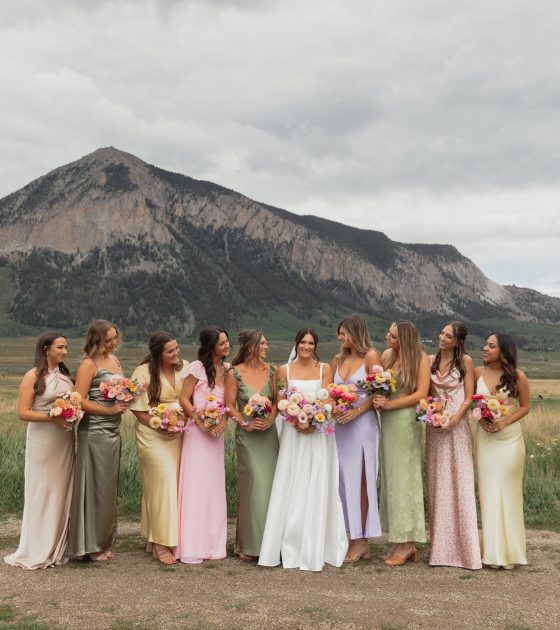 Divine Pastel Floral Wedding in Charming Crested Butte