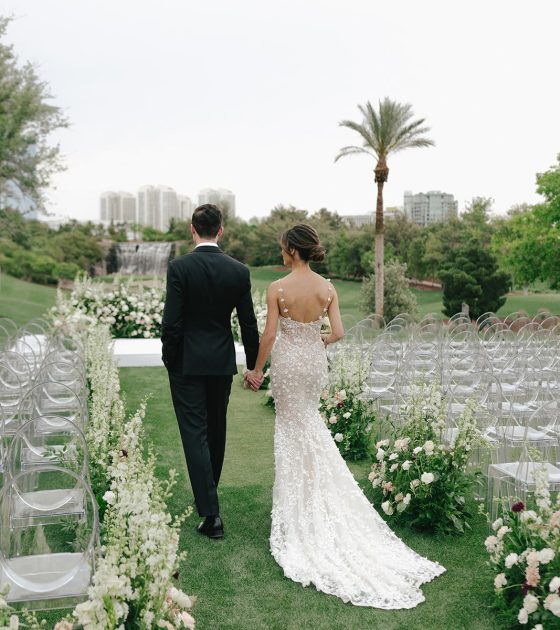 Intimate Spring Wedding at a Las Vegas Resort