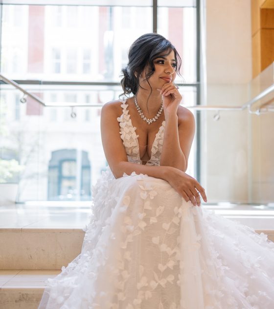 Denver Hotel Editorial with Muted Mauves and Sculptural Blooms