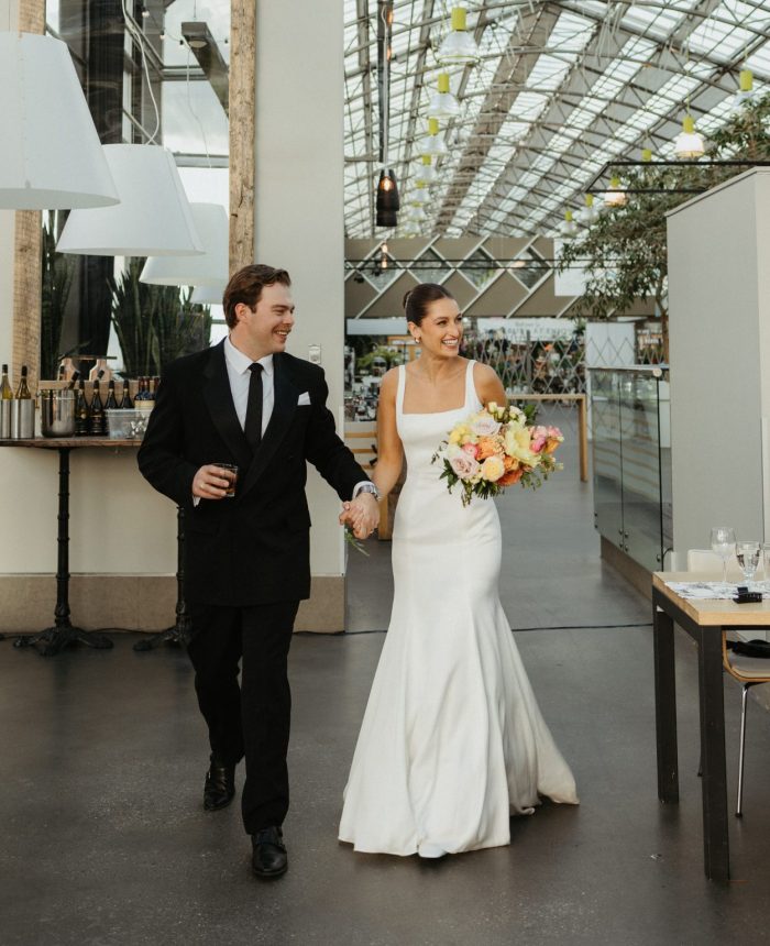 Cute and Minimalistic Summer Wedding at Glasshouse Kitchen