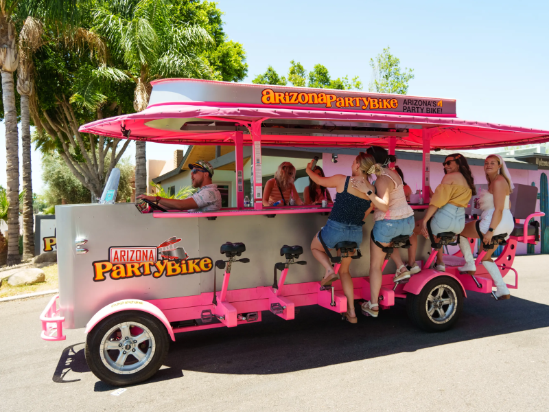 Pedal and Party Through Downtown on the AZ Party Bike