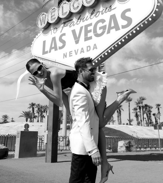 Stylish and Fun Las Vegas Engagement Session