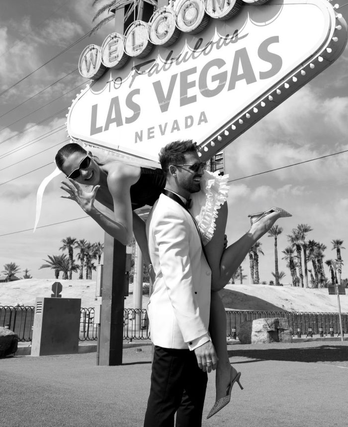 Stylish and Fun Las Vegas Engagement Session