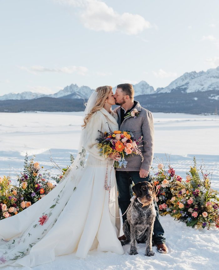Scenic and Snowy Idaho Wedding