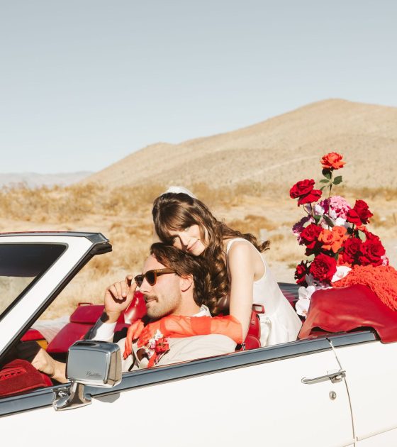 Desert Styled Shoot with Bold Blooms
