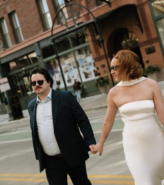 Carefree City Chic Engagement Session in Denver
