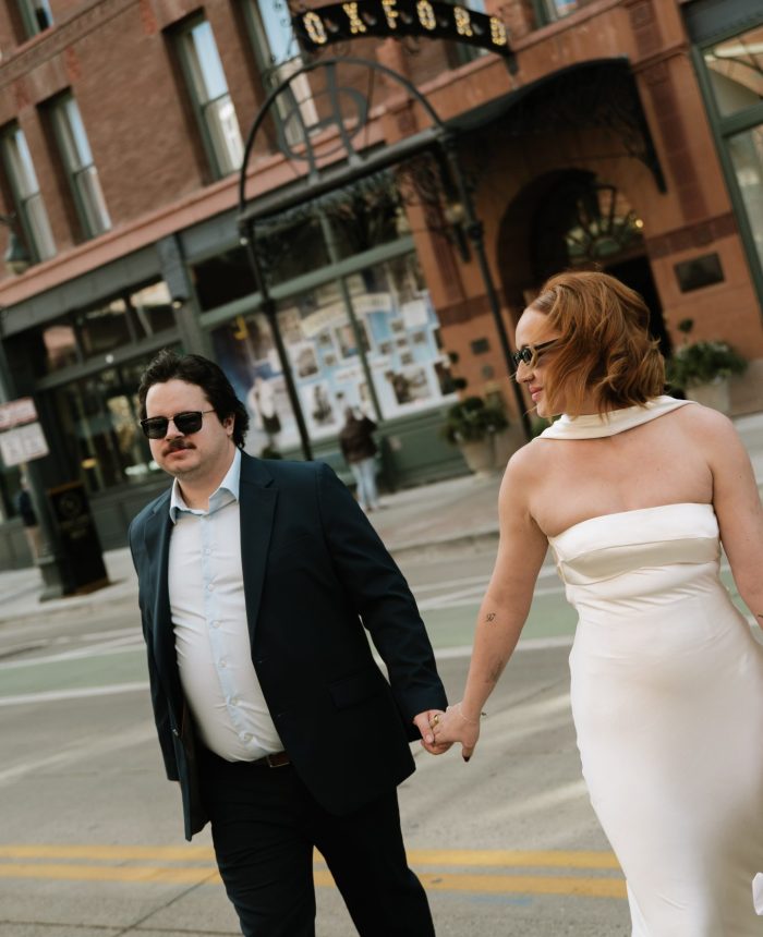 Carefree City Chic Engagement Session in Denver