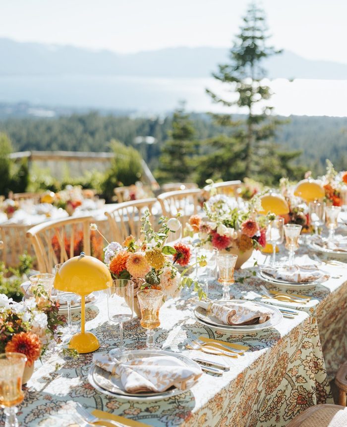 Sunset-Inspired Wedding Overlooking Lake Tahoe