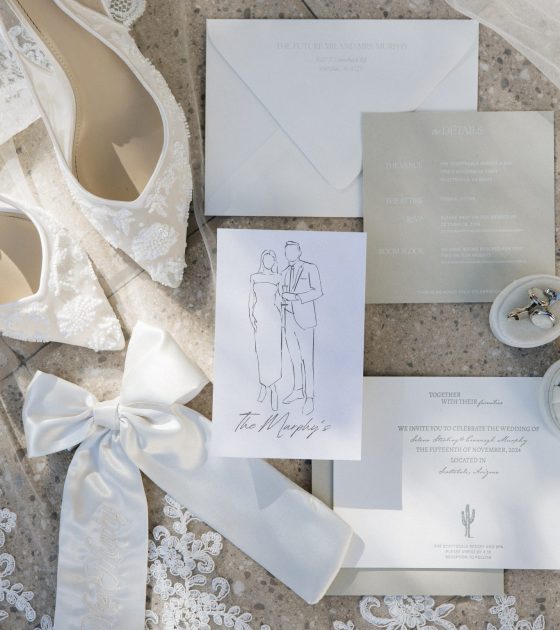 Clean and Artfully Simple Scottsdale Wedding
