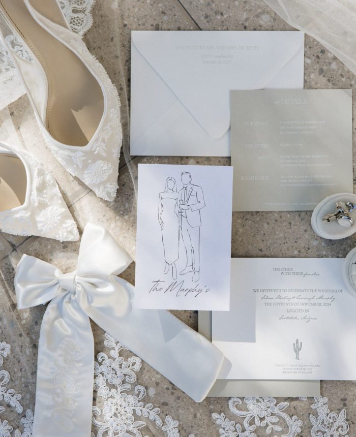Clean and Artfully Simple Scottsdale Wedding
