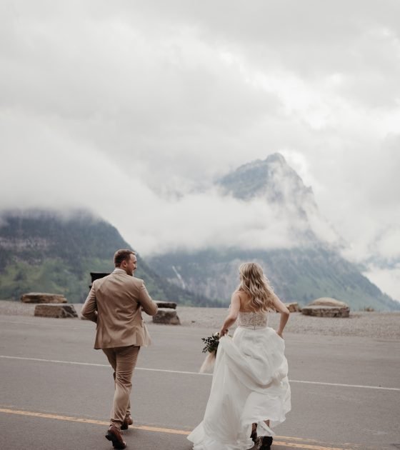 Quiet and Scenic Glacier National Park Elopement