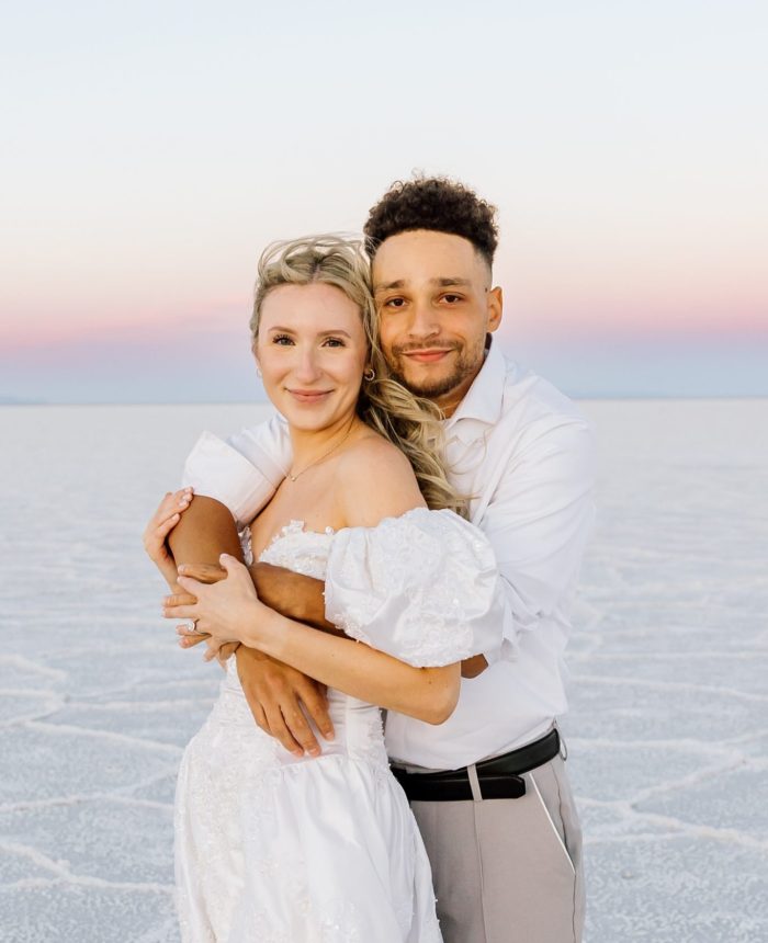 Sunset Salt Flats Engagement Session