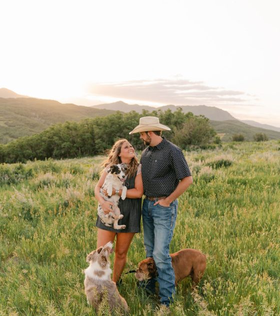 Utah Engagement Session Full of Dogs and Love