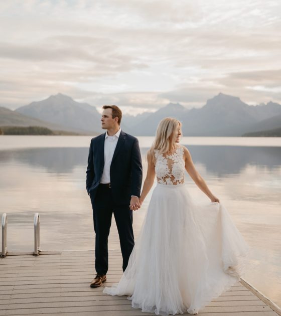 Surreal Montana Elopement in Glacier National Park