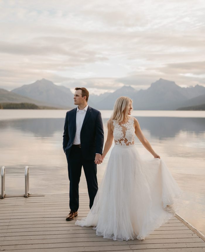 Surreal Montana Elopement in Glacier National Park