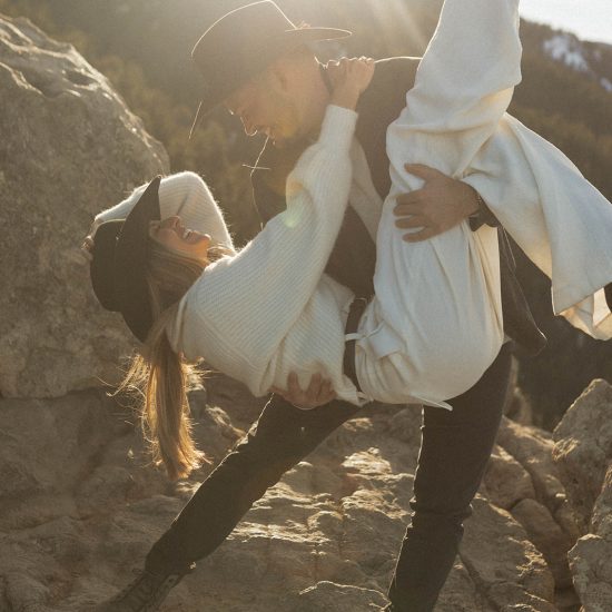 Boulder Engagement Session with a Western Flair