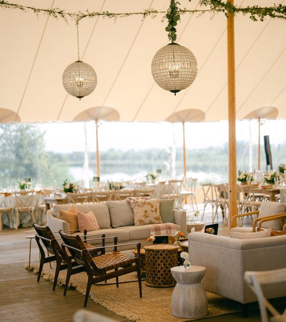 Chic and Intimate Outdoor Nuptials in Saratoga