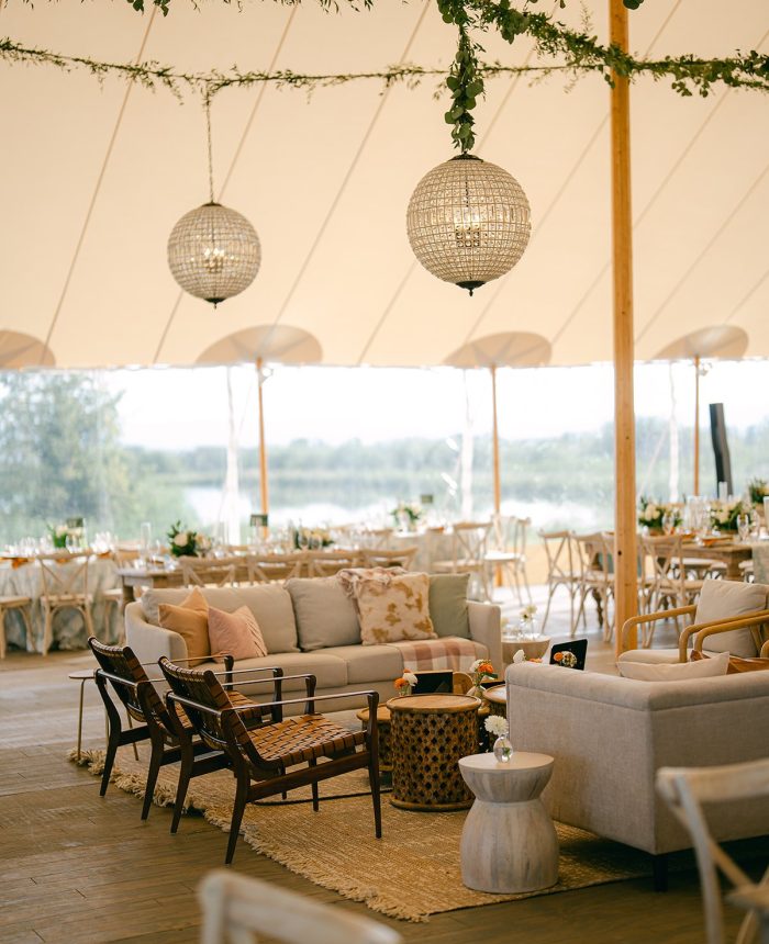 Chic and Intimate Outdoor Nuptials in Saratoga