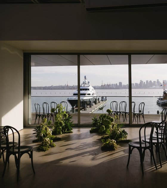Vancouver “I Dos” with Sculptural Green Blooms