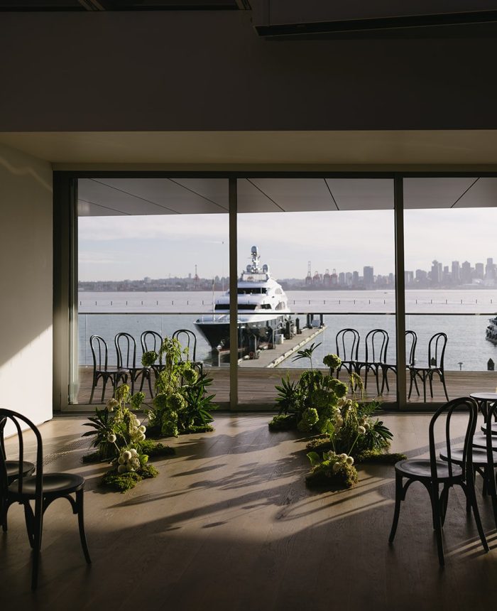 Vancouver “I Dos” with Sculptural Green Blooms