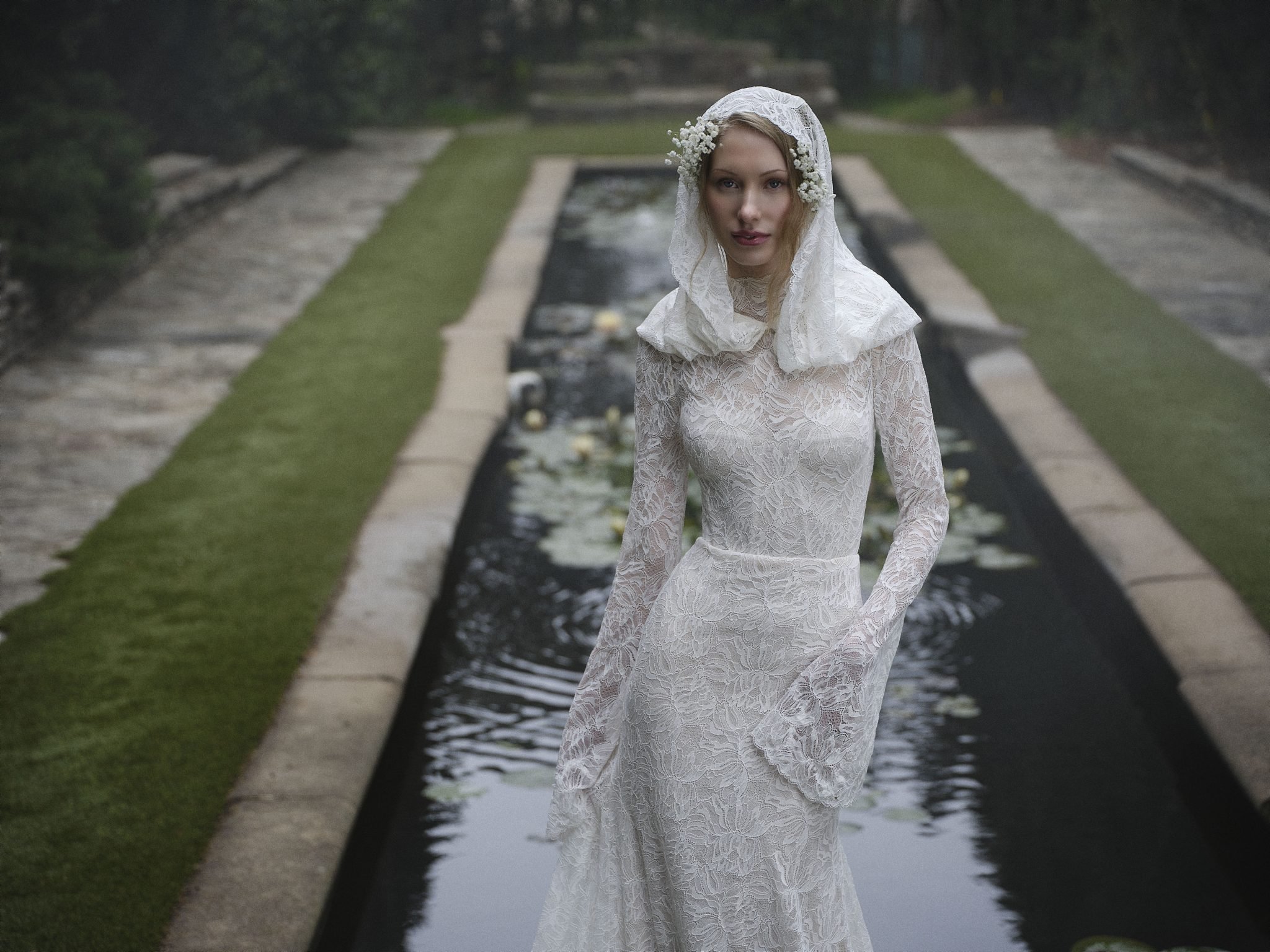 fantasy wedding dresses I love making this kind of that perfectly mixes traditional and styles ! If you are a fantasy fan but style wants the feeling of a traditional wedding with a white wedding The overskirt is made from silver silk organza pleated to the waist for fullness and with a dreamy waterfall train detail at the back Bridal | Fantasy Bridal