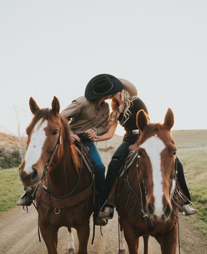 Romantic Western Engagement Session in Idaho