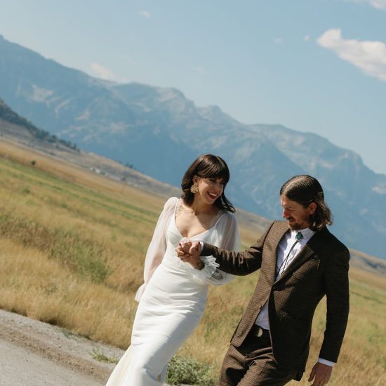 Tender Mountain Wedding Overlooking the Tetons