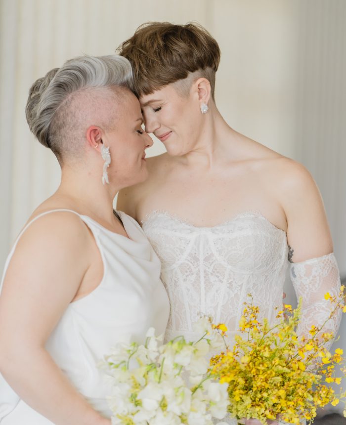 Glowing Vancouver Wedding Inspo with Citrus-Hued Blooms