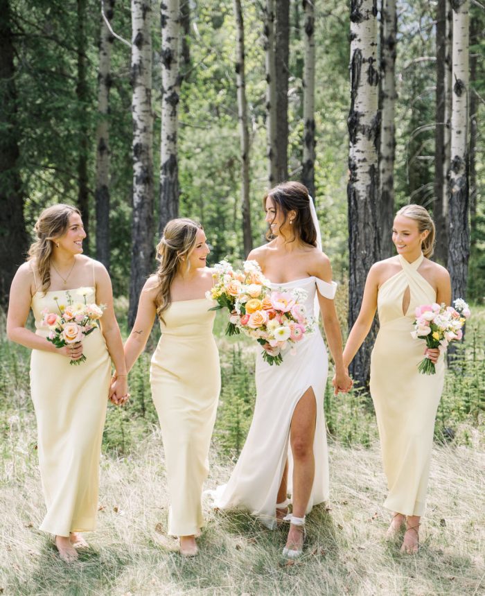 Alberta Wedding with Sweet Romance and Sorbet Blooms