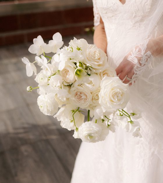 Elegant White Floral Wedding in Telluride