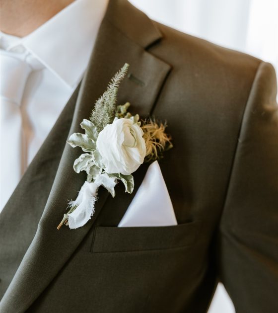 Elevated Calgary Wedding Inspo in Olive and White Hues